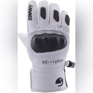 Swany Light Speed Jr Gloves white size Junior M (7/8) NEW